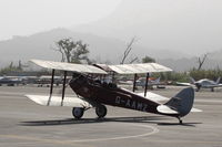N60MZ @ SZP - 1930 DeHavilland DH.60G GIPSY MOTH, Dehavilland GIPSY II 4 cylinder inverted, in-line air-cooled 120 Hp, Experimental class warbird, SZP-based, taxi to Rwy 22 - by Doug Robertson