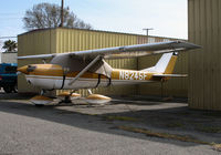 N8245F @ L36 - Locally-based 1966 Cessna 150F under cover @ Rio Linda Airport, CA - by Steve Nation
