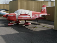 N9862L @ L36 - Locally-based 1975 Grumman-American AA-1B under cover @ Rio Linda Airport, CA - by Steve Nation