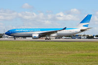 LV-FNK @ KMIA - A late afternoon departure to Buenos Aires. - by Dave Turpie