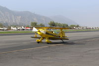 N3AR @ SZP - 1974 Russell PITTS S-1S SPECIAL, Lycoming O&VO-360 180 Hp, S-turns taxi back - by Doug Robertson