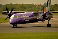 G-PRPF @ EGCC - just left runway 23R now heading to its stand/gate. - by andysantini