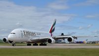 A6-EEJ @ EGCC - At Manchester - by Guitarist