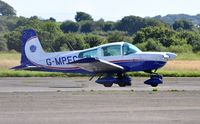 G-MPFC @ EGFH - Visiting AA-5B Tiger operated by the Metropolitan Police Flying Club. - by Roger Winser
