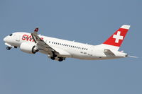 HB-JBD @ LMML - Bombardier CS100 HB-JBD Swiss - by Raymond Zammit
