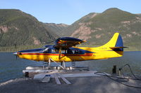 C-GUDK @ CBF8 - On the water of Muncho Lake at Northern Rockies Lodge, BC. - by Murray Lundberg