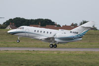 M-ARIE @ EGJB - Departing Guernsey - by alanh