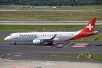 HB-JVP @ EDDL - Embraer ERJ-190LR 190-100LR - 2L OAW Helvetic Airways - 19000387 - HB-JVP - 17.08.2016 - DUS - by Ralf Winter
