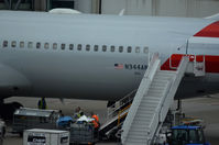 N344AN @ EHAM - American airlines 767 parked at schiphol - by fink123