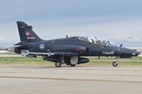 155211 @ KBOI - Taxiing on Bravo to RWY 28L.  No.2 CFFTS, Moose Jaw, Saskatchewan, Canada. - by Gerald Howard