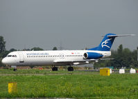 4O-AOP @ DUS - Taxi to runway of of Dusseldorf Airport - by Willem Göebel