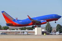 N481WN @ KBOI - Departing RWY 28L. - by Gerald Howard