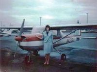 N4215U @ LGB - I soloed in this plane on September 6, 1965 from (what was then) Long Beach Municipal Airport.  Flew out to Catalina Island and back, then touch-and-goes.  What fun 52 years ago! - by Elizabeth Burt (actually my late Dad)
