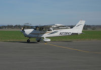 N23841 @ KPRB - Reid-Hillview Airport, San Jose, CA-based 1999 Cessna 172R Skyhawk taxiing @ Paso Robles Municipal Airport, CA (photographed her at KHRV 3 hours earlier!)