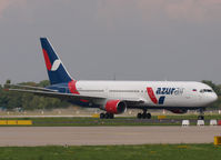 D-AZUA @ DUS - Taxi to runway of Dusseldorf Airport - by Willem Göebel
