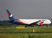D-AZUB @ DUS - Taxi to runway of Dusseldorf Airport - by Willem Göebel