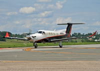 N610GH @ KLNS - This Pilatus is showing off her new paint scheme. - by Daniel L. Berek