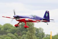 F-TGCJ @ LFSI - Extra 330SC, French Air Force aerobatic team, On final rwy 29, St Dizier-Robinson Air Base 113 (LFSI) Open day 2017 - by Yves-Q