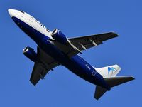 YR-BAG @ LFBD - OB140 Blue Air take off runway 29 to Bucharest (OTP) - by JC Ravon - FRENCHSKY