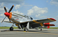 42-103645 @ KLNS - This Mustang commemorates the service and bravery of the Tuskegee airmen. - by Daniel L. Berek