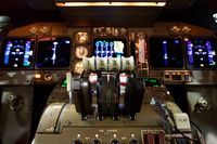 N121UA @ KSFO - Throttle quadrant SFO 2017. - by Clayton Eddy
