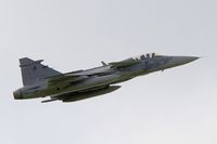 9236 @ LFRJ - Saab JAS-39C Gripen, Take off rwy 26, Landivisiau Naval Air Base (LFRJ) Tiger Meet 2017 - by Yves-Q
