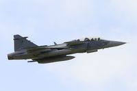 9820 @ LFRJ - Saab JAS-39D Gripen, Take off rwy 26, Landivisiau Naval Air Base (LFRJ) Tiger Meet 2017 - by Yves-Q