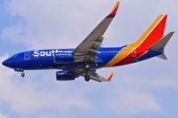 N926WN @ KBOI - Landing RWY 28L. - by Gerald Howard