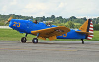 N323CJ @ KLNS - Usually seen at RDG (Mid Atlantic Air Museum), this Cornell II made a guest appearance at nearby Lancaster Airport. - by Daniel L. Berek