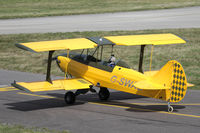 G-SWAB @ EGJJ - Taxiing for departure to display, Jersey airshow 2017 - by alanh