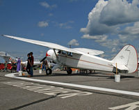 N69128 @ KLNS - The Stinson Reliant has always been among my favorites. - by Daniel L. Berek