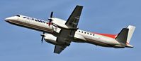 HB-IZJ @ EGAC - Belfast City.  Darwin Airline/Adria Airways HB-IZJ departing with an Eastern Airways flight to the Isle of Man.
