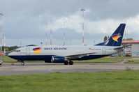 G-JMCO @ EGSH - Under tow at Norwich. - by Graham Reeve
