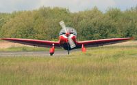 G-BXRF @ EGFH - Resident Super Emeraude. - by Roger Winser