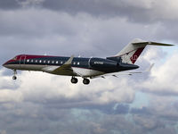 N797KK @ EGSH - Stunning looking Global express arriving on rwy 27 .....