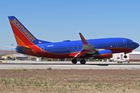 N915WN @ KBOI - Landing RWY 28R. - by Gerald Howard