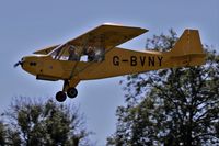 G-BVNY @ EGHP - G BVNY on approach to 03 at Popham - by dave226688