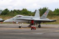J-5016 @ LFBD - Swiss Air Force McDonnell Douglas FA-18C Hornet, Flight line, Bordeaux-Mérignac airport Air Base (LFBD-BOD) Open day 2017 - by Yves-Q