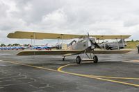 F-POST @ LFBD - Breguet 14P Replica, Taxiing to parking area, Bordeaux-Mérignac airport (LFBD-BOD) Open day 2017 - by Yves-Q