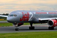 G-LSAH @ EGCC - close up shot left runway 23R at egcc taxing in to its gate/stand. - by andysantini