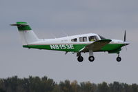 N8153E @ EGSH - Landing at Norwich. - by Graham Reeve