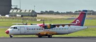 OY-LHB @ EGAA - Belfast International.  Ulster Rugby charter to Treviso.