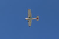 N6220T @ SZP - 1964 Cessna 150, Continental O-200 100 Hp, balked landing-flyover Rwy 22 at altitude - by Doug Robertson