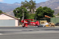 N49315 @ SZP - 1983 Pitts Aerobatics S-1T SPECIAL, Lycoming AEIO-360 180 Hp, full inverted systems, production aerobatic airplane, on short final for Rwy 22 - by Doug Robertson