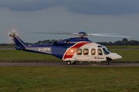 G-CIPW @ EGSH - Evening arrival from offshore. - by keithnewsome