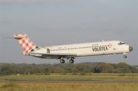 EC-MGS @ LFRB - Boeing 717-2CM, On final rwy 07R, Brest-Bretagne Airport (LFRB-BES) - by Yves-Q