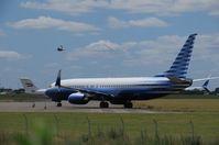 N737M @ EGSH - Parked North Side - by AirbusA320