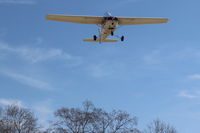 N714HH @ SZP - 1970 Cessna 150M, Continental O-200 100 Hp, on final Rwy 22 - by Doug Robertson