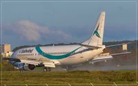 TC-TLD @ EDDR - Boeing 737-4Q8 - by Jerzy Maciaszek