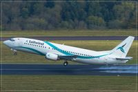 TC-TLD @ EDDR - Boeing 737-4Q8 - by Jerzy Maciaszek